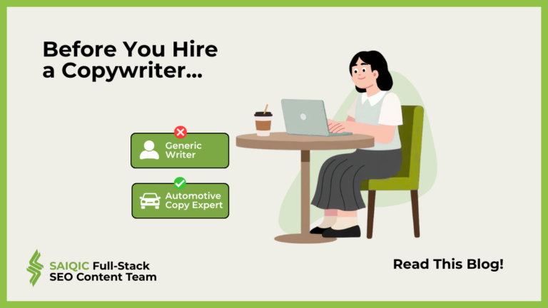 Hiring an Automotive Copywriter