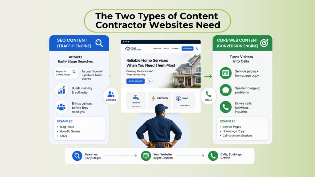 SEO Content for Contrators Website 