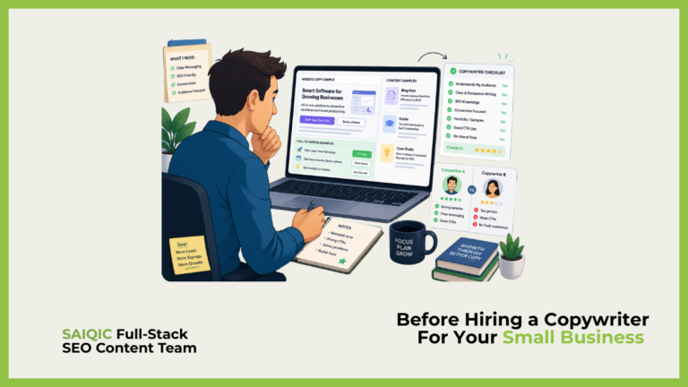 Before Hiring a small business copywriter