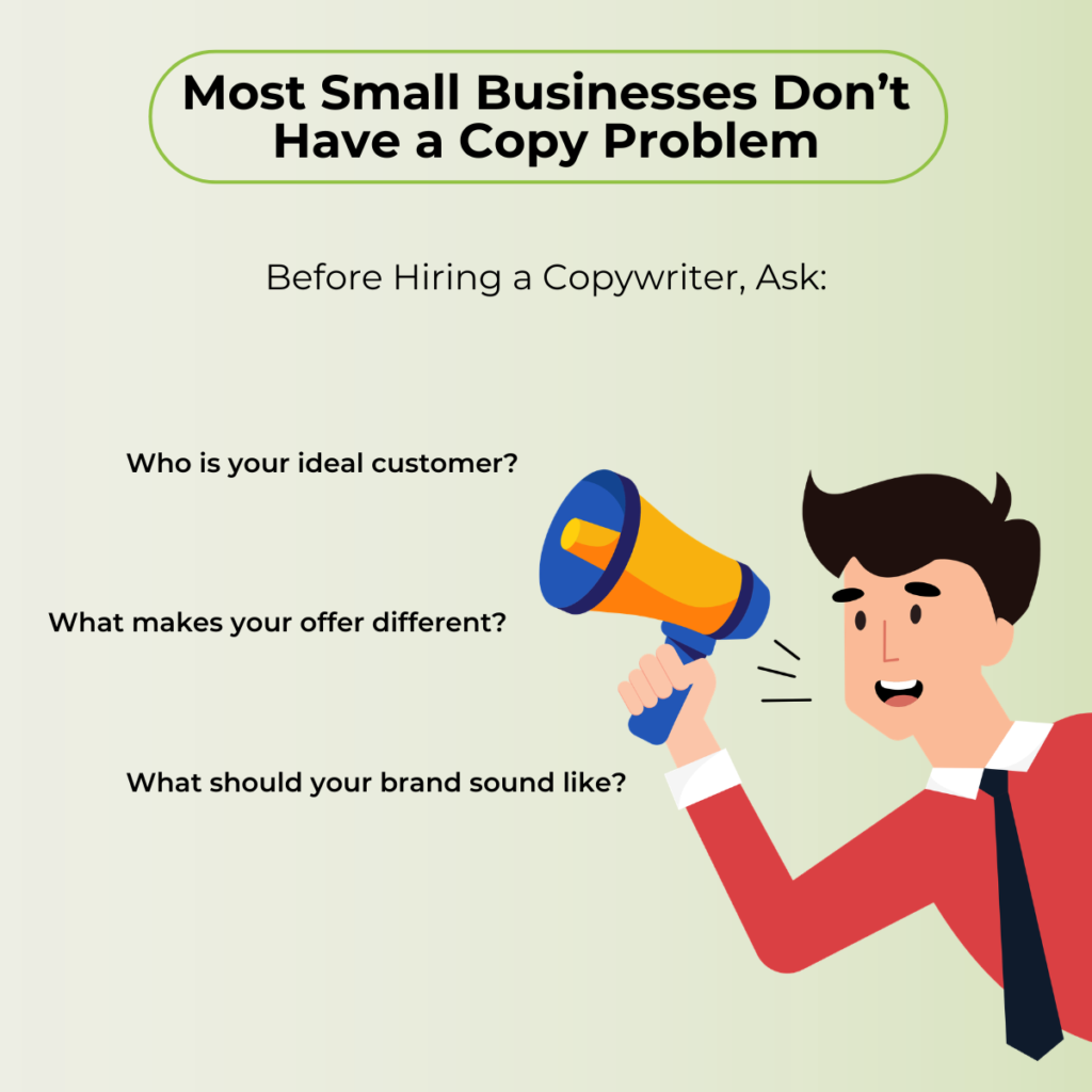 Small business copywriting readiness
