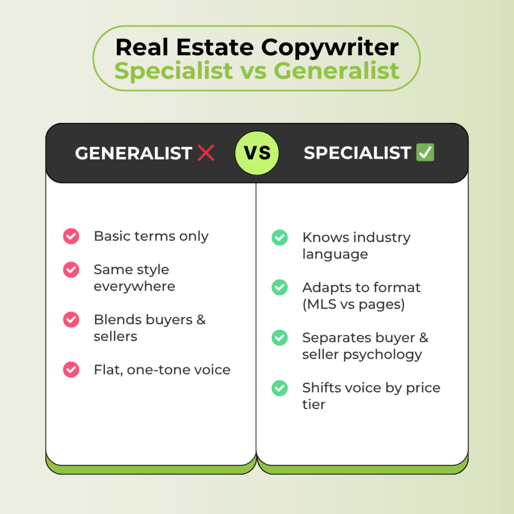 Best Real estate copywriter