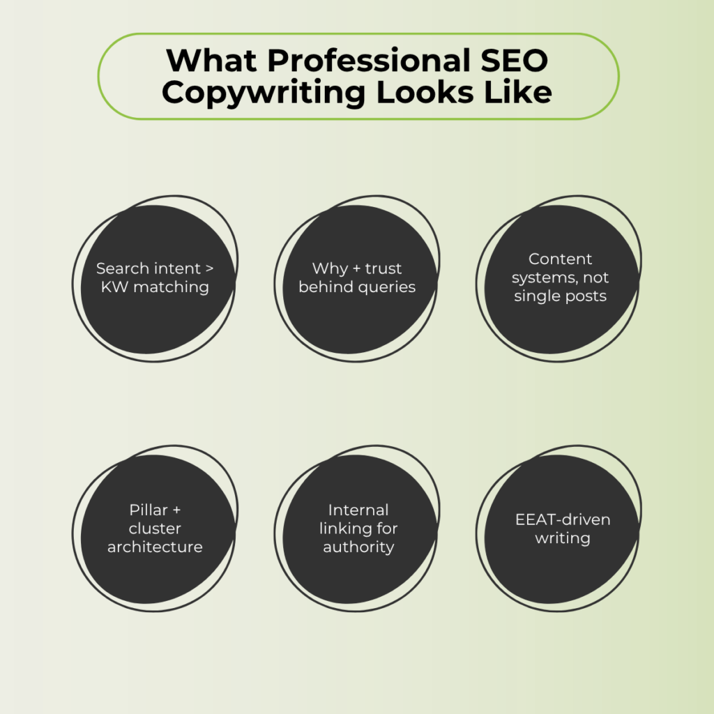 Professional SEO copywriting process