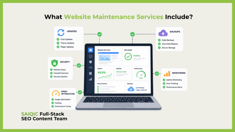 What Website Maintenance Services Include